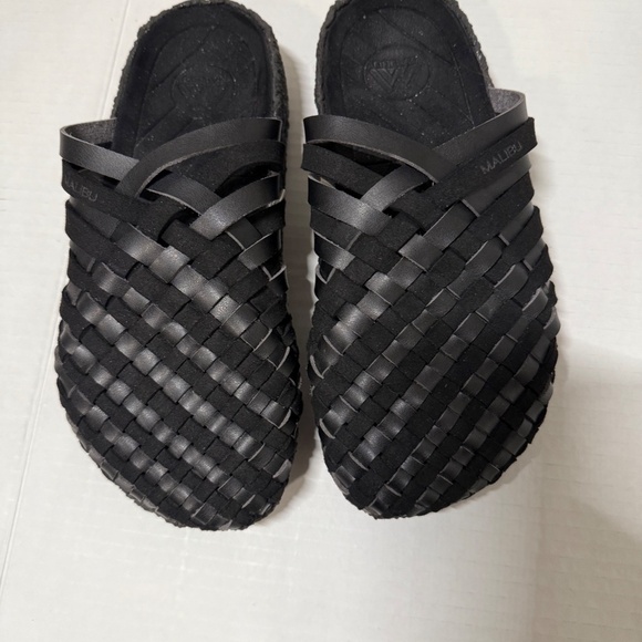 Malibu Men’s Colony Sandals – Black Vegan Suede (6) - Picture 3 of 6